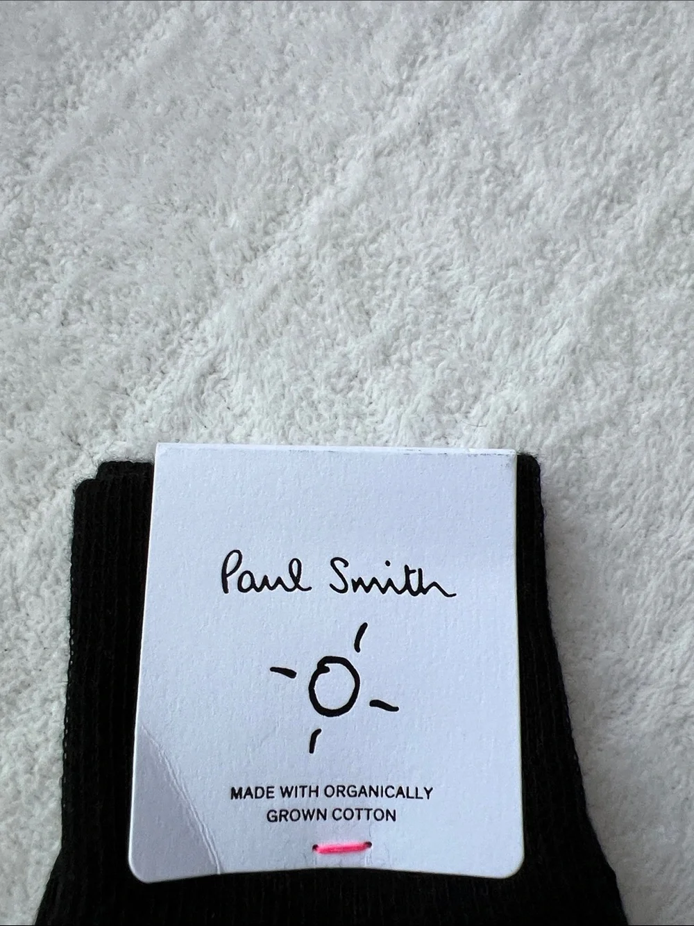 Paul Smith Black Cotton Blend Bohemia Socks